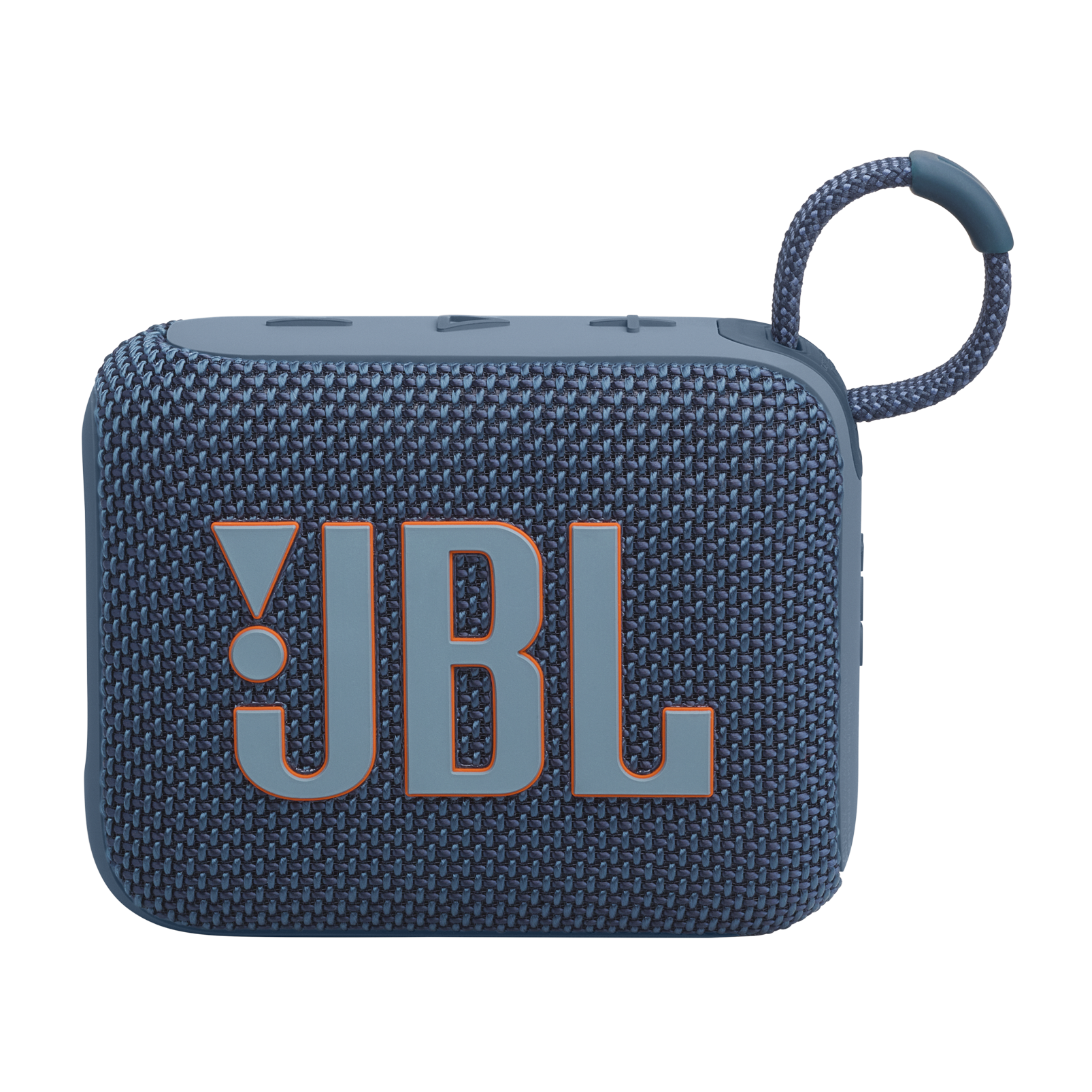 Angle. JBL - Go 4 Portable Bluetooth Speaker - 2024 - Blue.