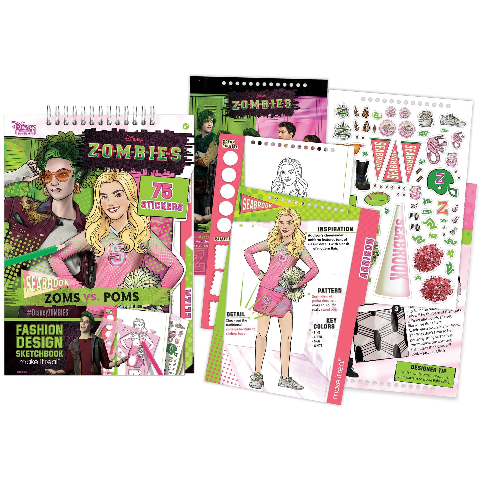 Best Buy: Make It Real Disney: Zombies Fashion Design Tracing Light 