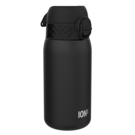 Ion8 - Single Walled Stainless Steel Water Bottle - 13oz - Black