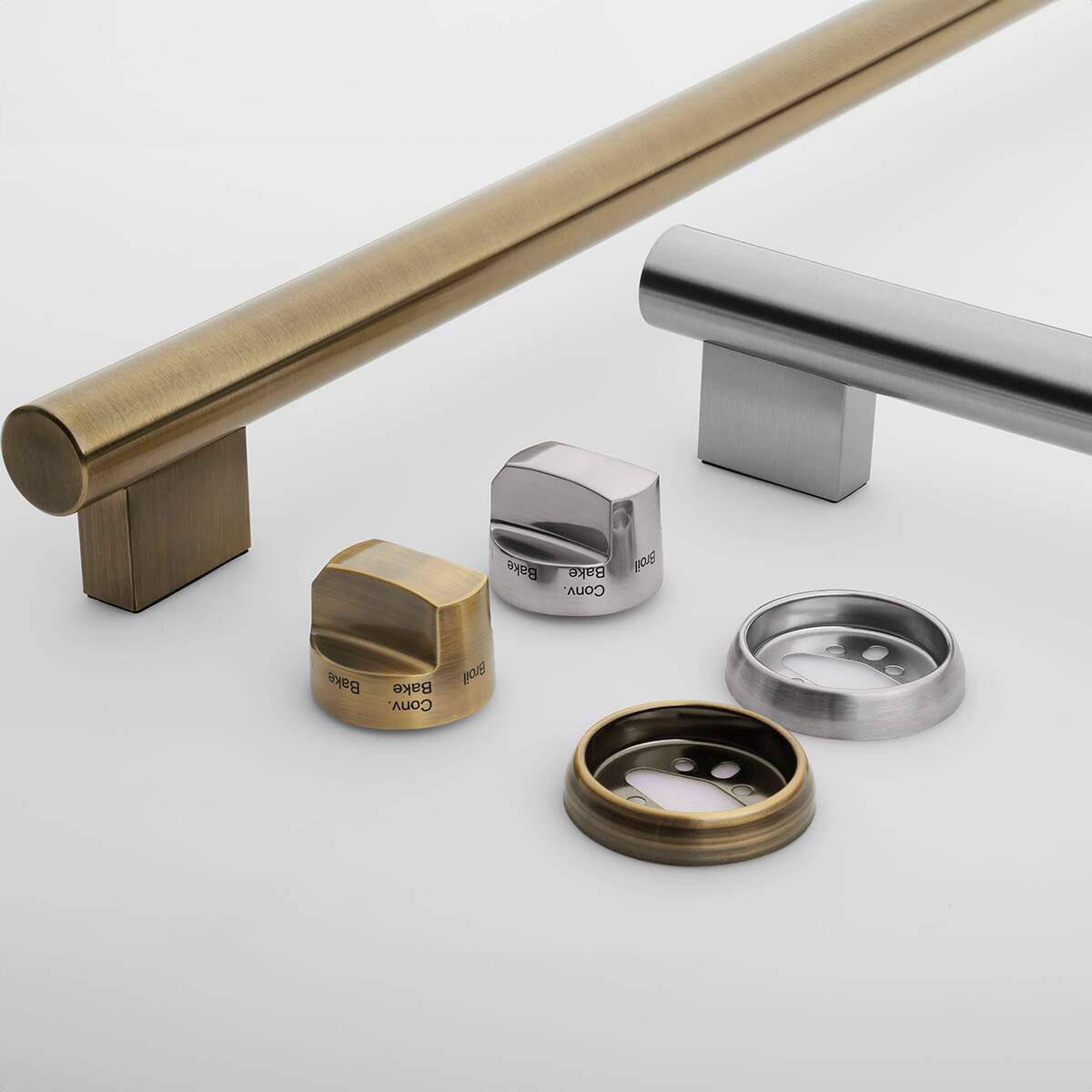 The text on the image reads "98 Bake Conv. Bake Bake Conv." This is likely a reference to the temperature settings for a baking oven, with "98" indicating the highest temperature setting and "Bake" referring to the baking function.