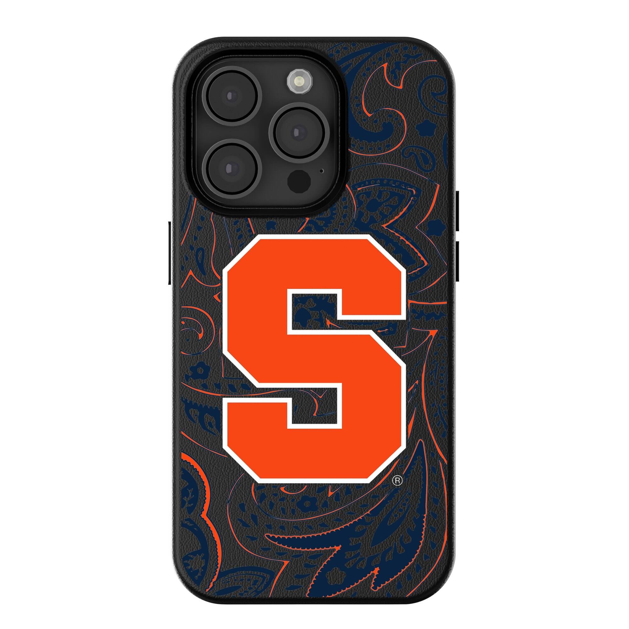 Keyscaper - NCAA - Syracuse Orange Paisley iPhone Magnetic Bump Case - 16 - Black price history on PriceWatchPro