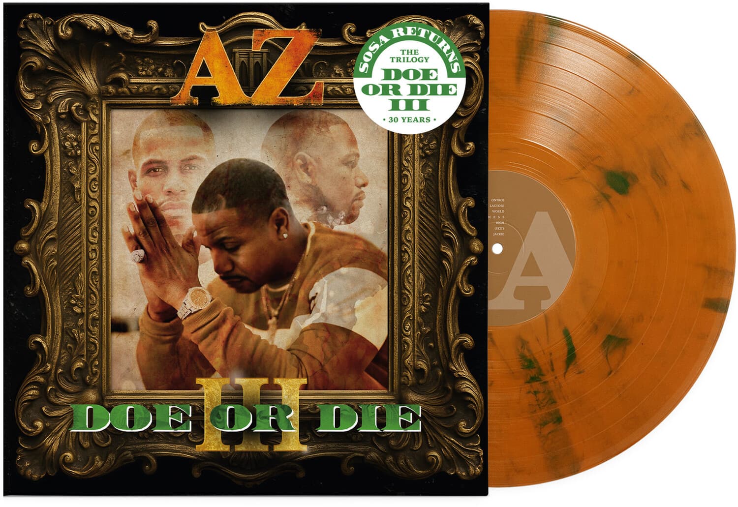 Az - Doe Or Die III  (Amber Smoke)   - VINYL LP price history on PriceWatchPro