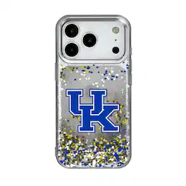 Keyscaper - NCAA - Kentucky Wildcats iPhone Glitter Confetti Design Case - 14 - Multicolor