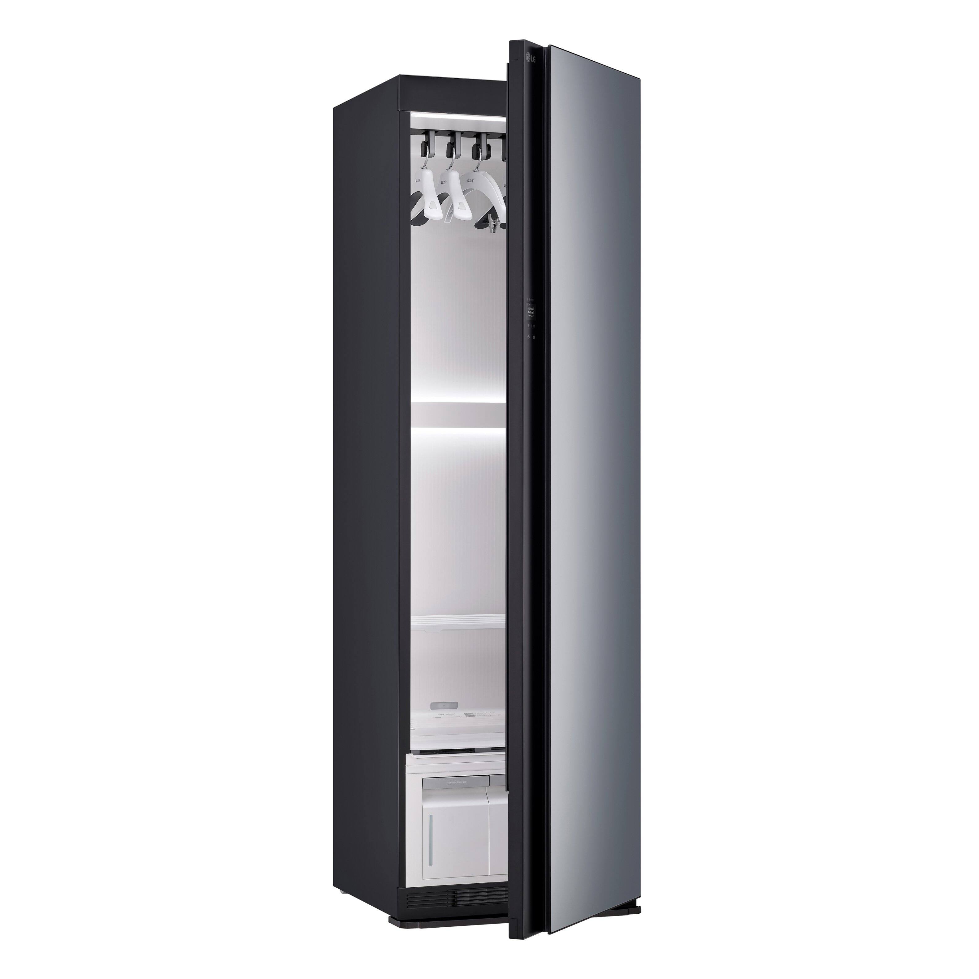 Alt View 11. LG - Styler Smart Steam Closet with Dual TrueSteam, Dynamic Moving Hanger and Handy Steamer - Mirror.