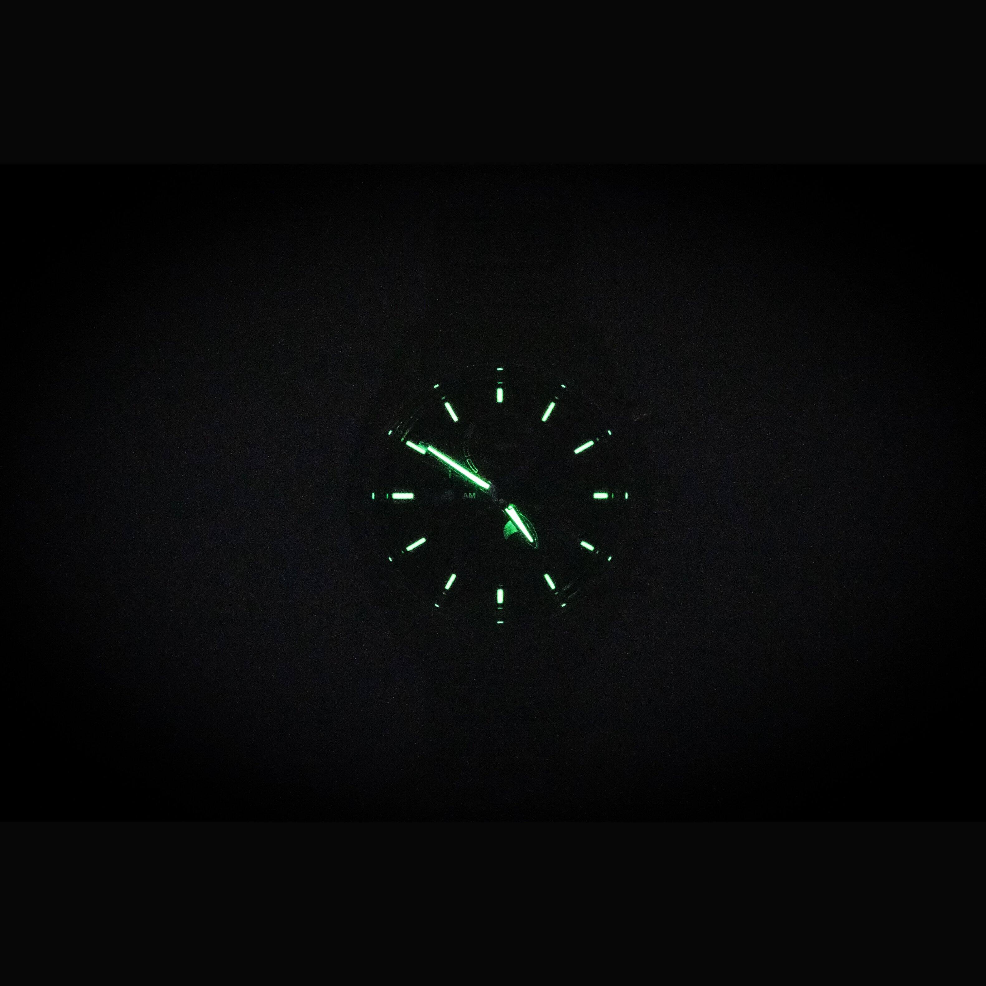 Angle. Citizen - Tsuki-yomi A-T Moon Phase Titanium Purple Dial Eco-Drive BY1010-81Z 100M Men's Watch - Purple.