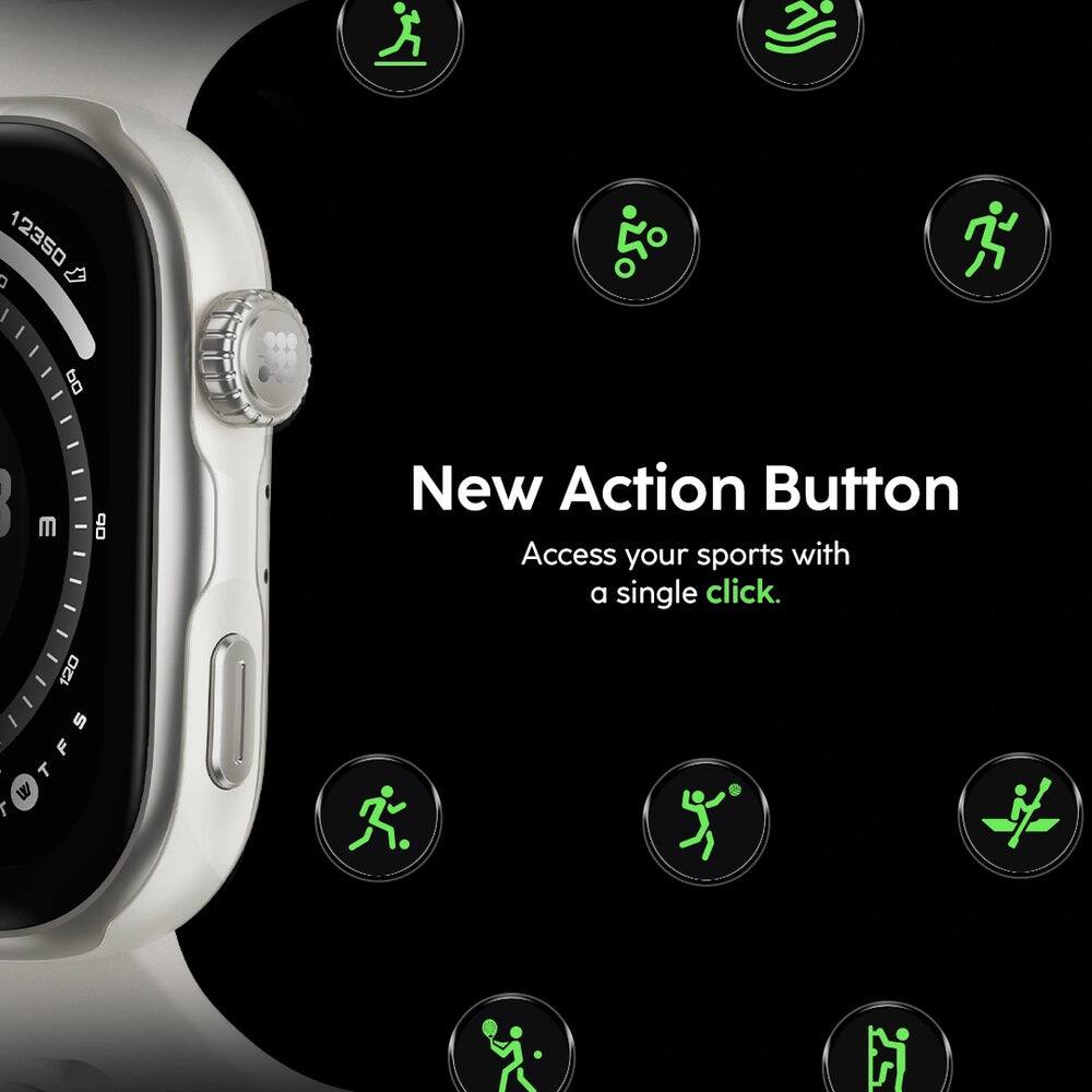 12350 PO 3 m - O0 New Action Button Access your sports with a single click.