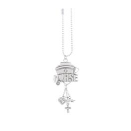 Ganz - Loving Nurse Car Charm 7.5 Inch with Chain - Silver