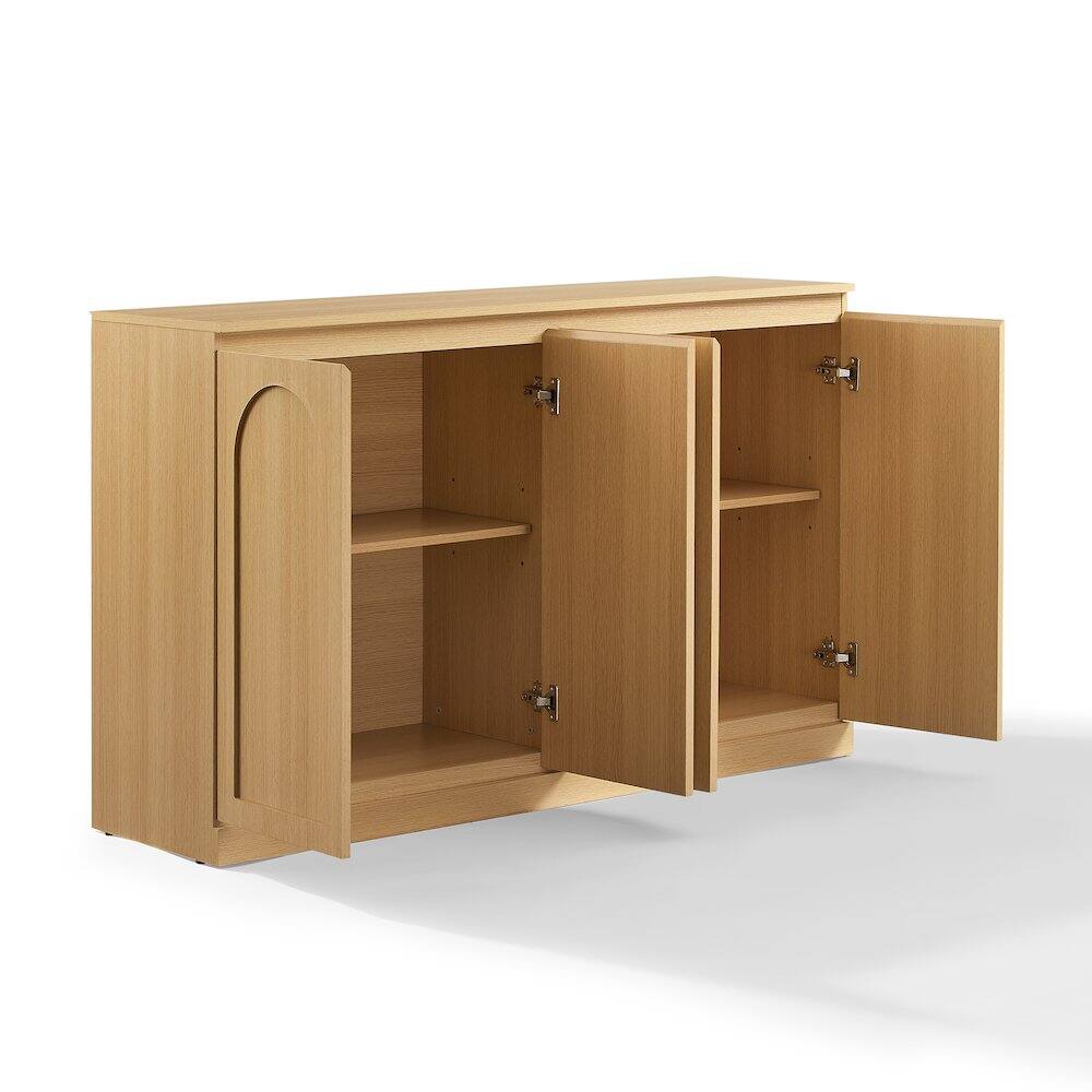 Back. Crosley Furniture - Marco Sideboard - Ash.