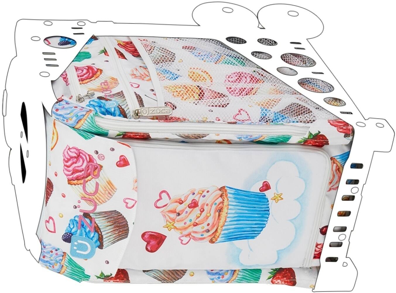 Left. Zuca - Sport Unit - Sweet Life/White Frame - Two-Tone.