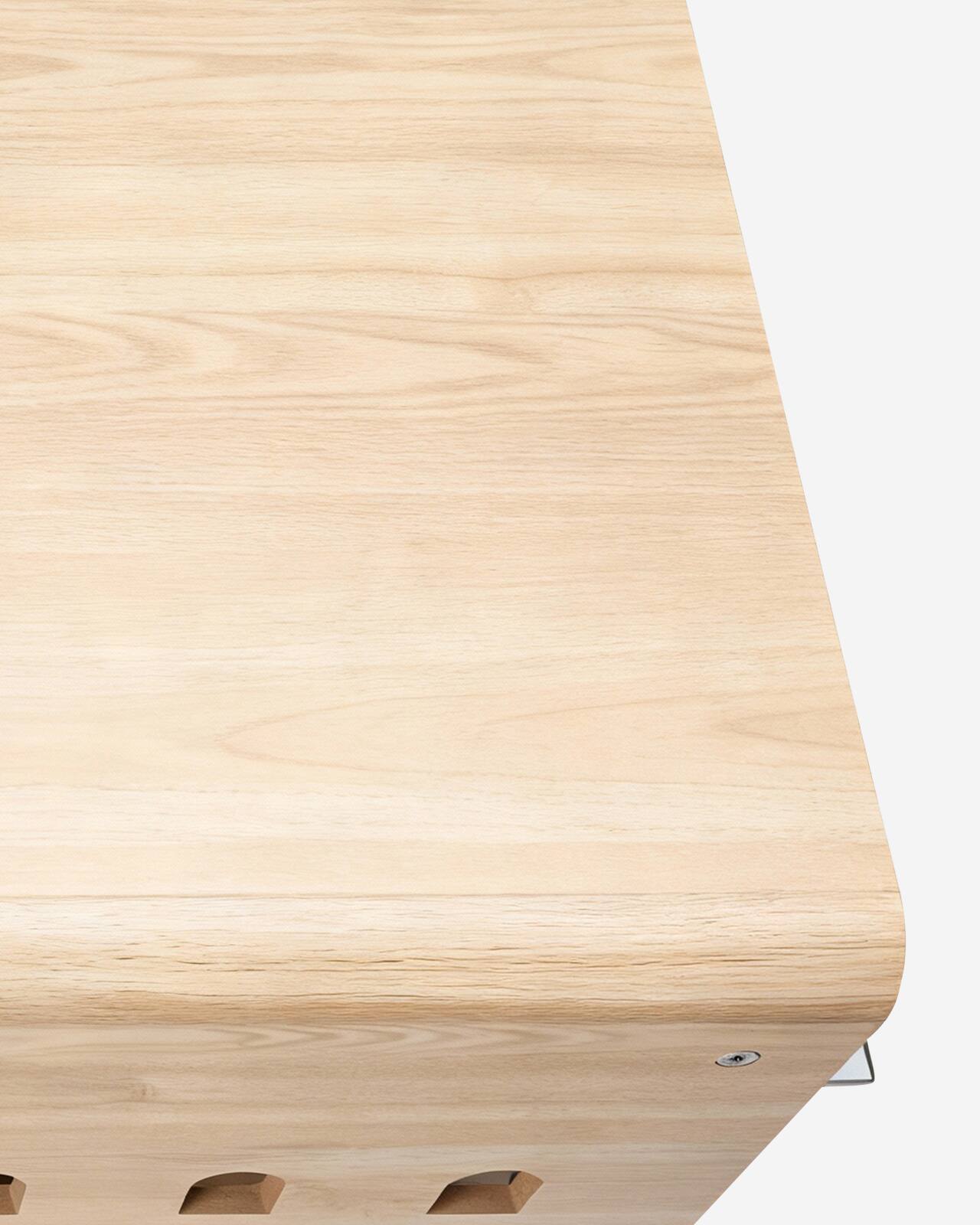 Alt View 6. Sugift - Dog Crate Furniture End Table With 4-in-1 Charging Station Hidden Door For Small Dogs Up To 45lb - Oak.
