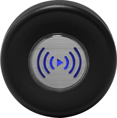 iSimple - BluJax 3.5mm Bluetooth Adapter - Black - Larger Front