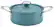 Angle. Rachael Ray - Cucina Oven-to-Table 2.5-Quart Covered Round Casserole - Espresso/Agave Blue.