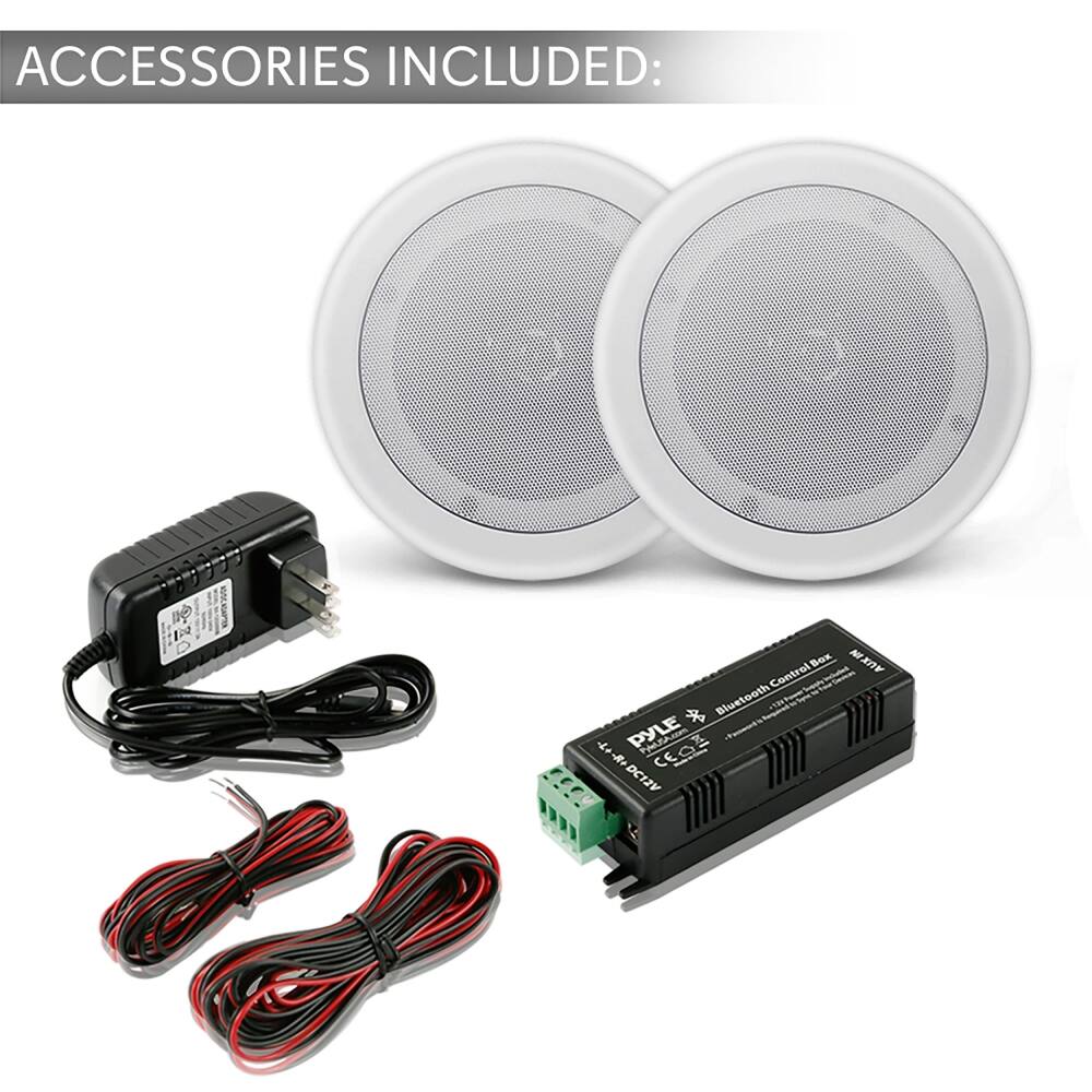 ACCESSORIES INCLUDED:  
- 8 Ohm Box  
- AUX IN  
- NE Control  
- Bluetooth  
- 8 PYLE PUS  
- 4+-R+DC13V DC12V