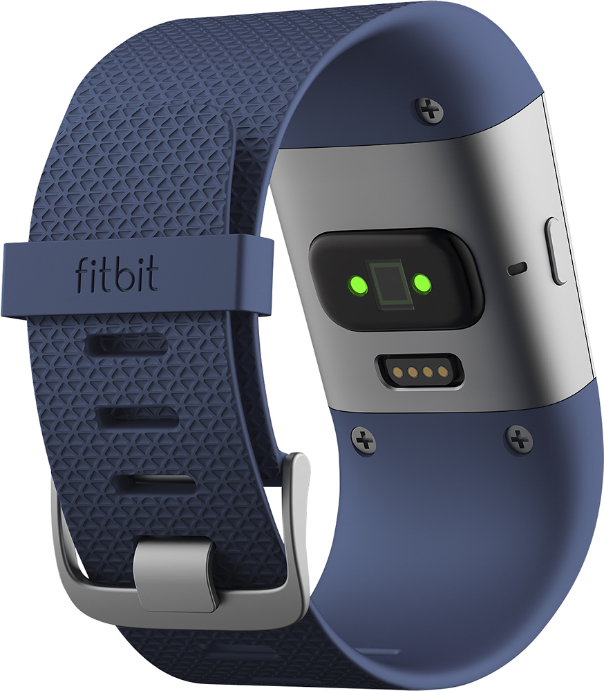 Best Buy: Fitbit Surge Fitness Watch (Large) Blue FB501BUL