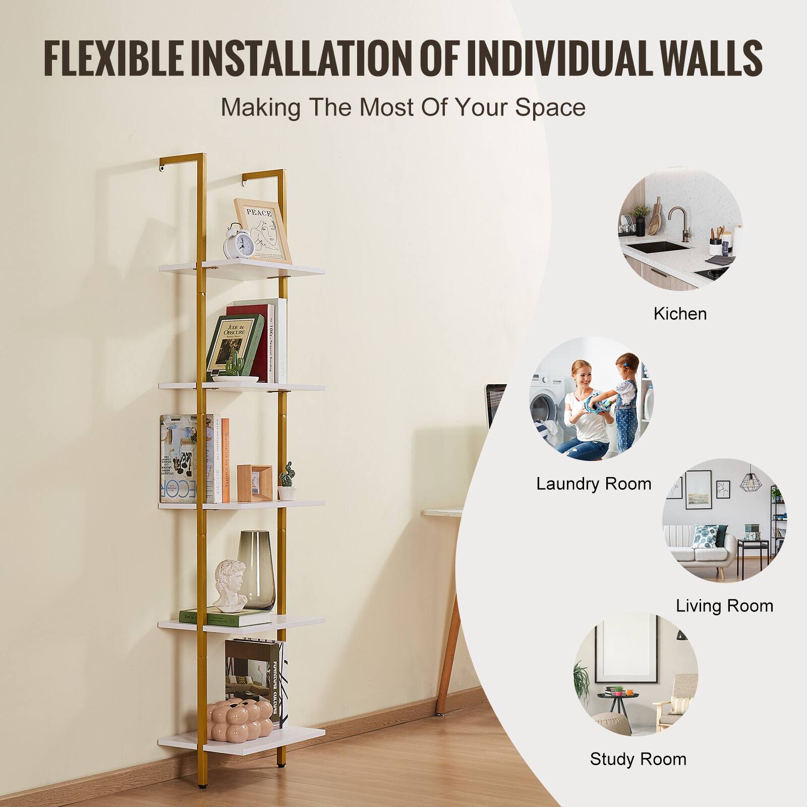 FLEXIBLE INSTALLATION OF INDIVIDUAL WALLS  
Making The Most Of Your Space  

- Kitchen  
- Laundry Room  
- Living Room  
- Study Room