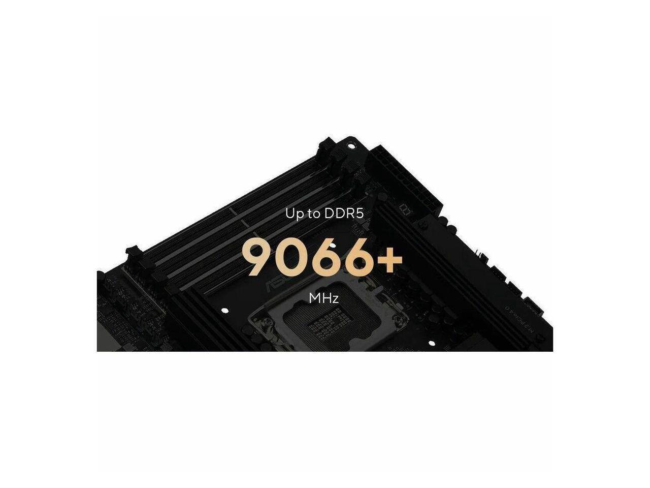 Up to DDR5 9066+ MHz
