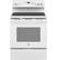 Front. GE - 5.3 Cu. Ft. Freestanding Electric Convection Range with Self-Cleaning and No-Preheat Air Fry - White.