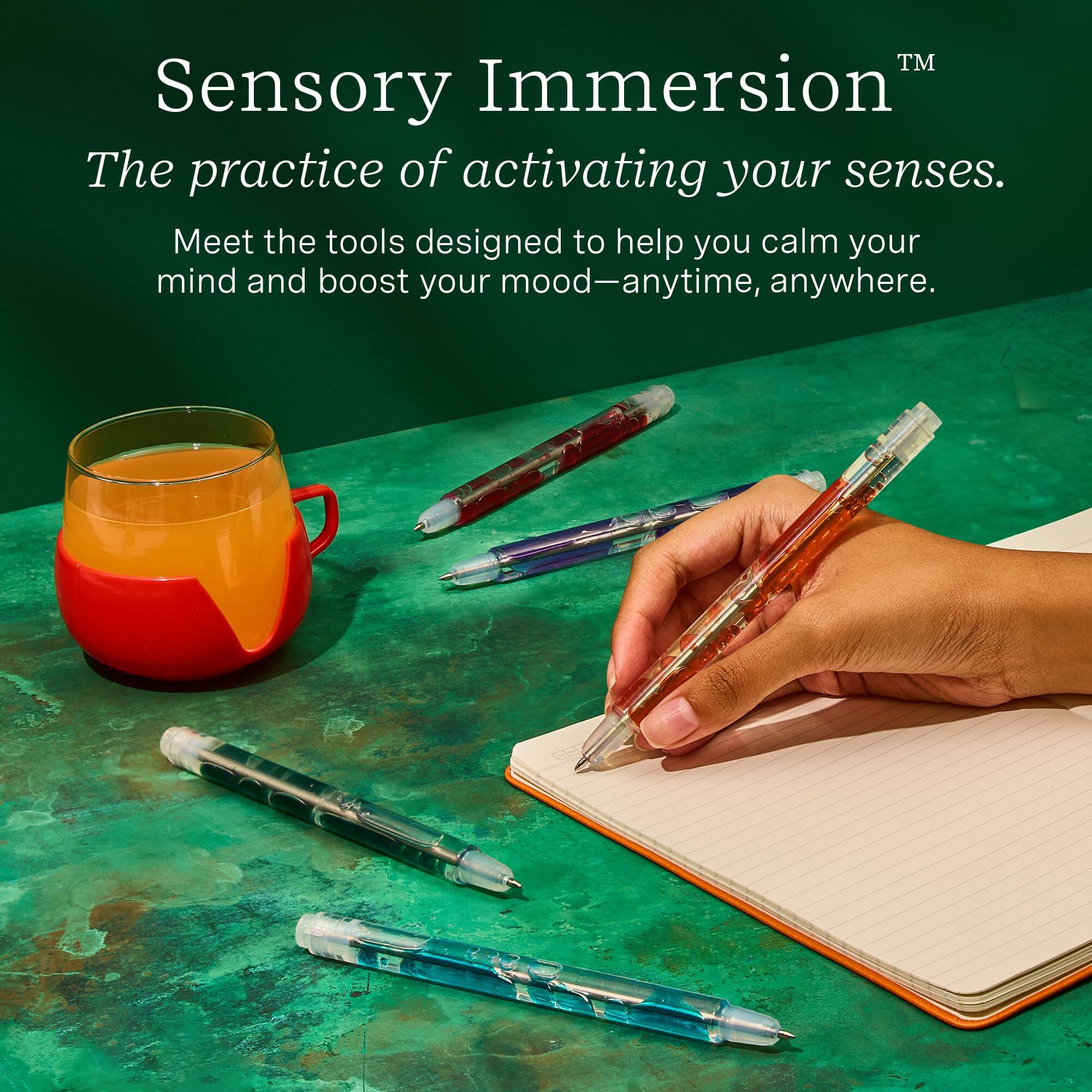 Sensory Immersion™  
The practice of activating your senses.  

Meet the tools designed to help you calm your mind and boost your mood—anytime, anywhere.