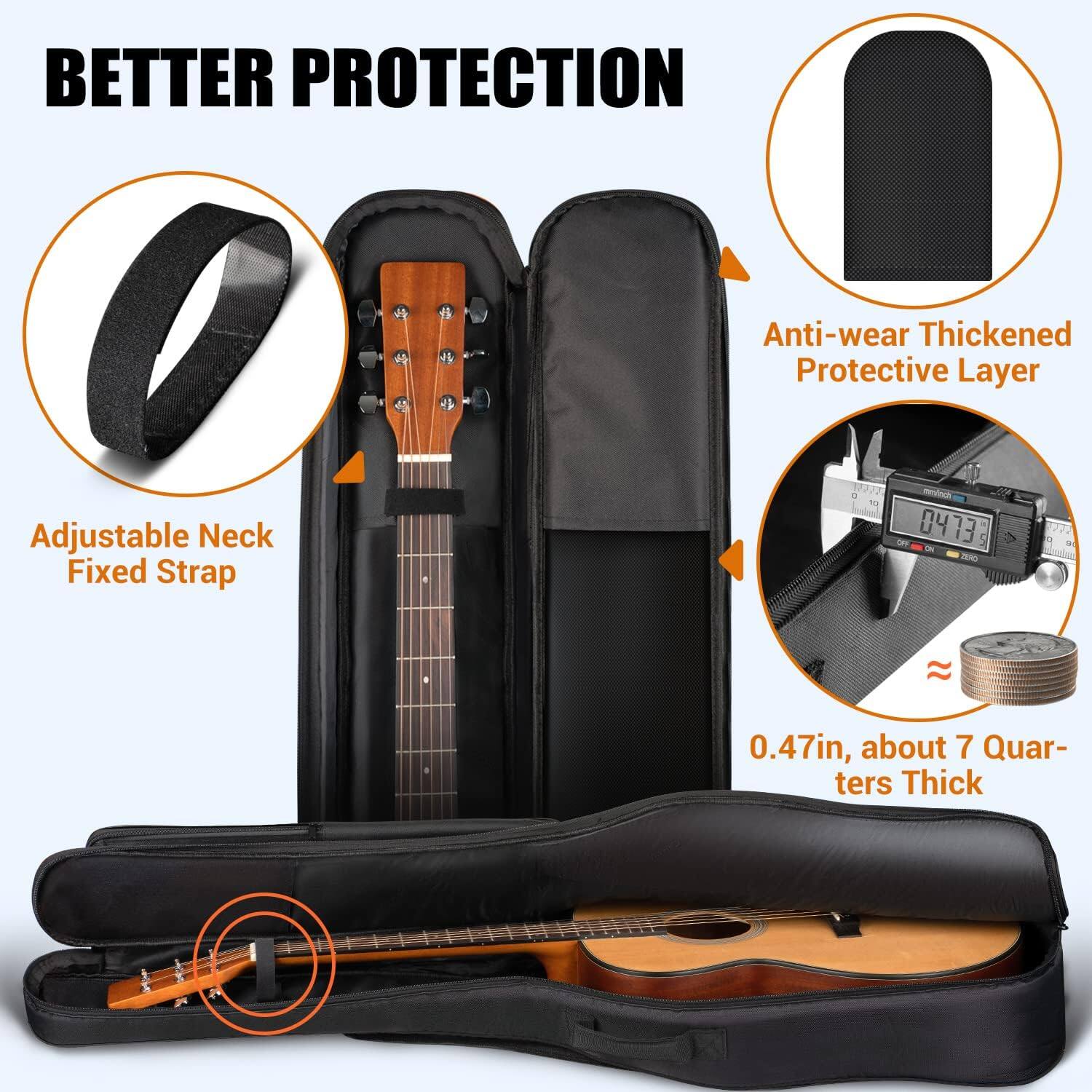 BETTER PROTECTION

- Anti-wear Thickened Protective Layer
- Adjustable Neck Fixed Strap
- 0.47in, about 7 Quarters Thick