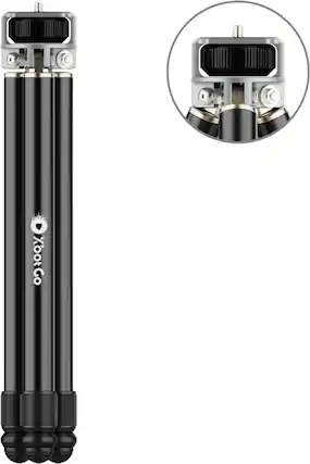 Front. XbotGo - T1 3.77ft Tripod - Black.