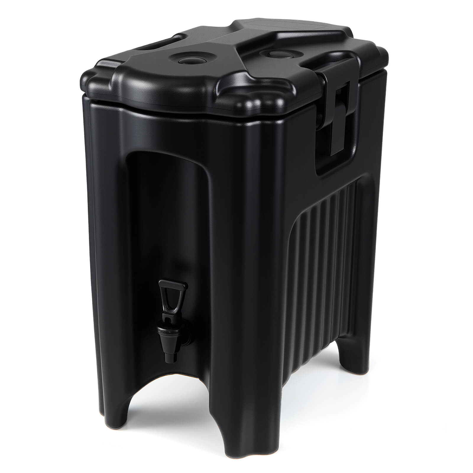 Alt View 9. Costway - Costway 4.4 Gal Insulated Beverage Dispenser with Ergonomic Handles & Drip-Proof Faucet - Black.