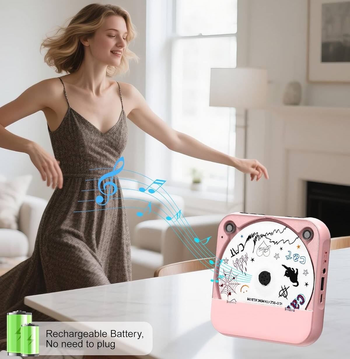 CAT 8 a HITY DM PES T16-530 ca Rechargeable Battery, No need to plug

Rechargeable Battery, No need to plug