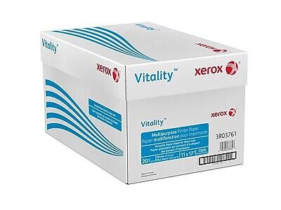 Vitality  
xerox  
xerox Vitality  
xerox Vitality Printer Paper Multipurpose fonction pour 3R03761 Papier 2500 11 17* 20