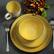 Alt View 4. Elama - Elama Mellow-Yellow 16-Piece Dinnerware Set - Yellow.