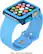 Left. Speck - CandyShell Fit Hard Shell Case for 38mm Apple Watch™ - Deep Sea Blue/Maya Blue.