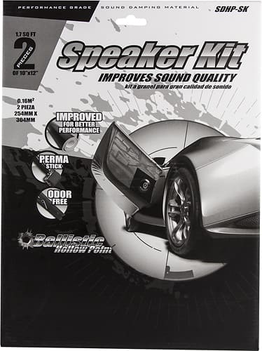 Metra - Ballistic Hollow Point Series Speaker Kit for Most Vehicles - Black - Front_Zoom