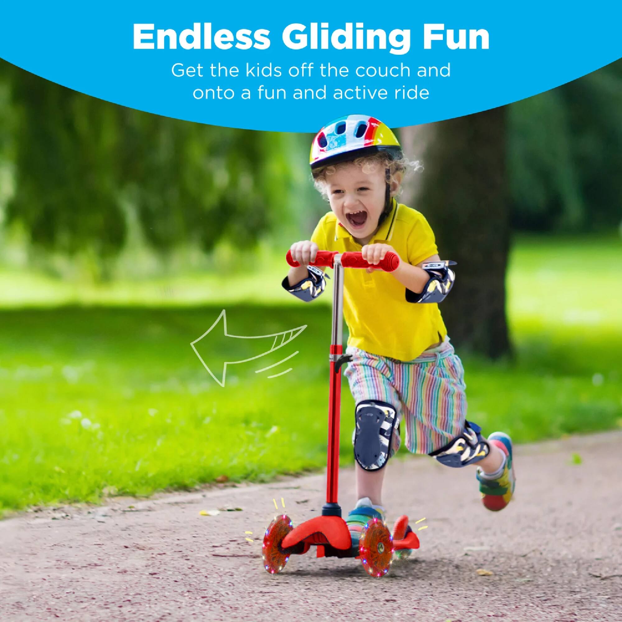 Endless Gliding Fun  
Get the kids off the couch and onto a fun and active ride