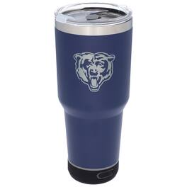 The Memory Company - Chicago Bears 30oz. Stainless Steel LED Bluetooth Tumbler - Multicolor