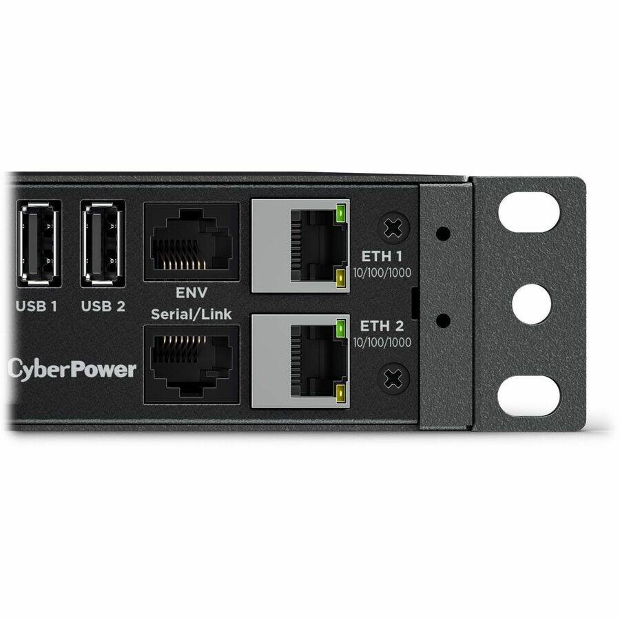 CyberPower PDU41001G Single Phase 100 120 VAC 15A Switched Black - Best Buy