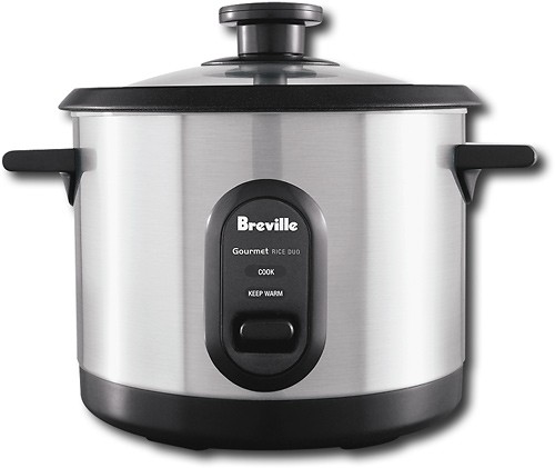 Best Buy: Breville Gourmet Rice Cooker Stainless-Steel BRC350XL