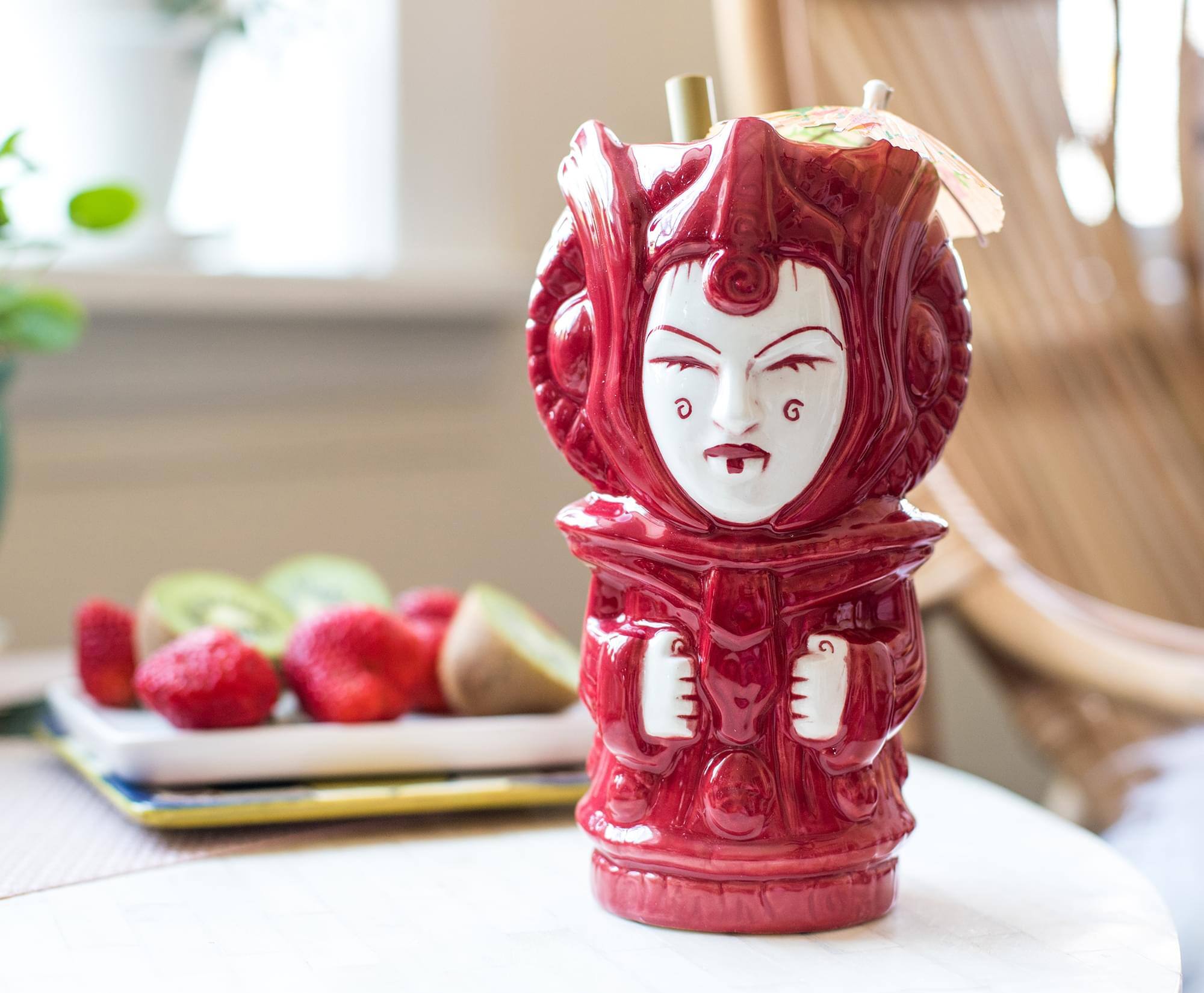 Alt View 3. Star Wars - Geeki Tikis Star Wars Queen Amidala Ceramic Mug | Holds 18 Ounces - Red.