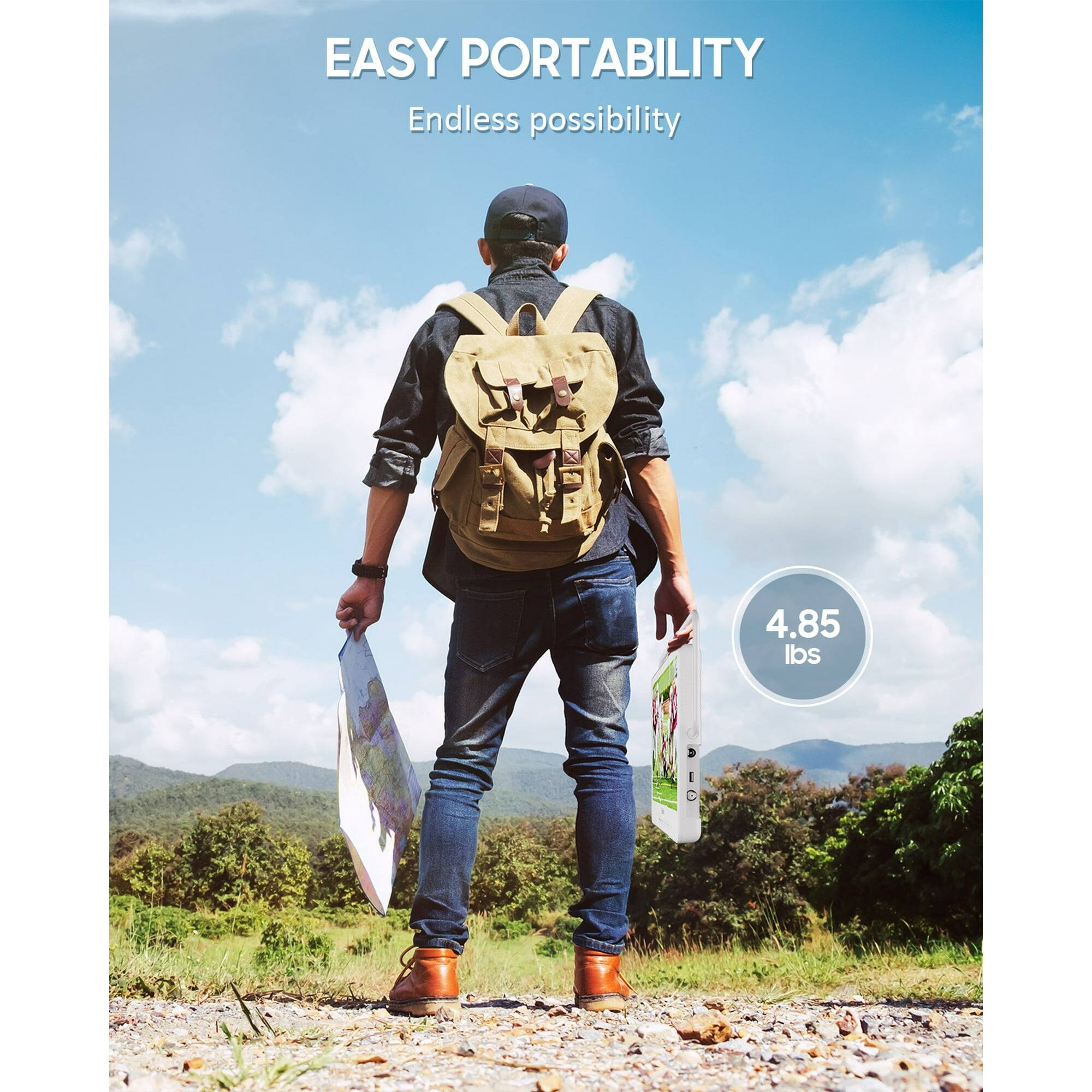 EASY PORTABILITY  
Endless possibility  
4.85 lbs
