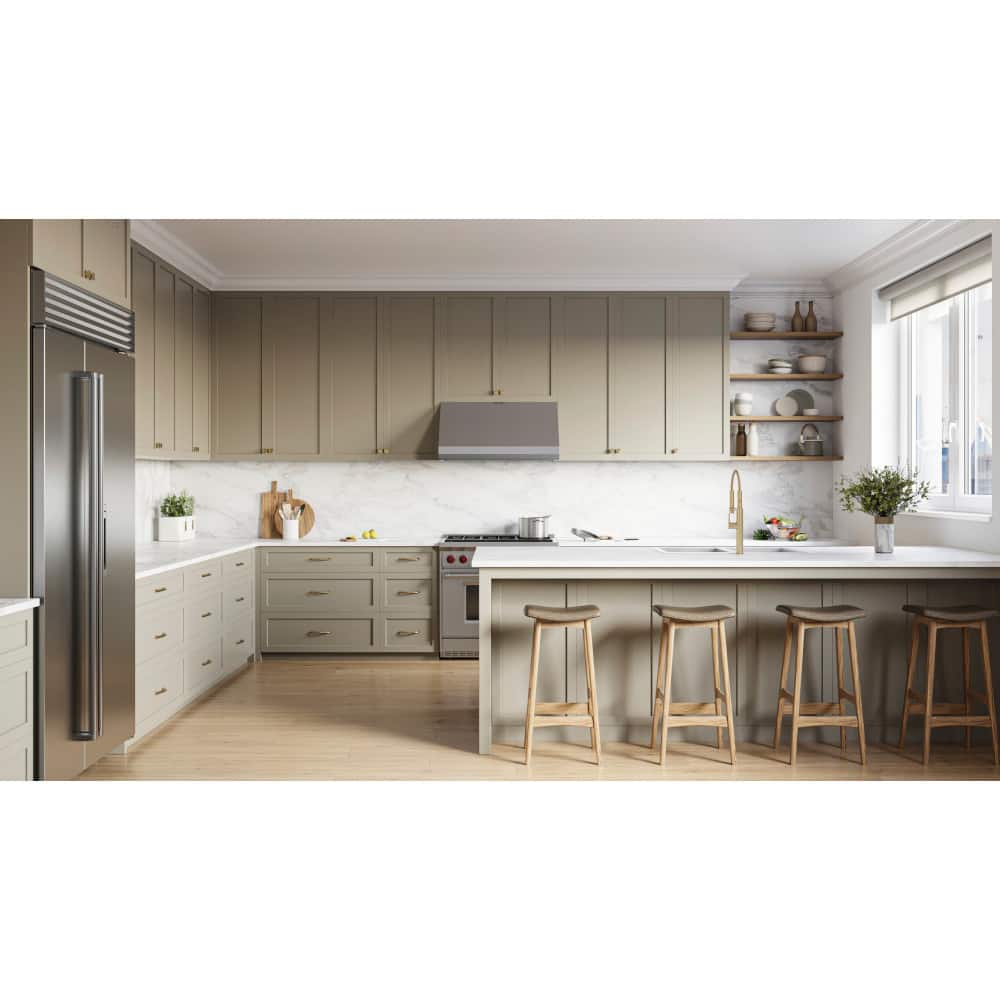 Alt View 5. Broan - Broan 650 Max Blower 36-Inch Stainless Steel Canopy Range Hood - Stainless Steel.