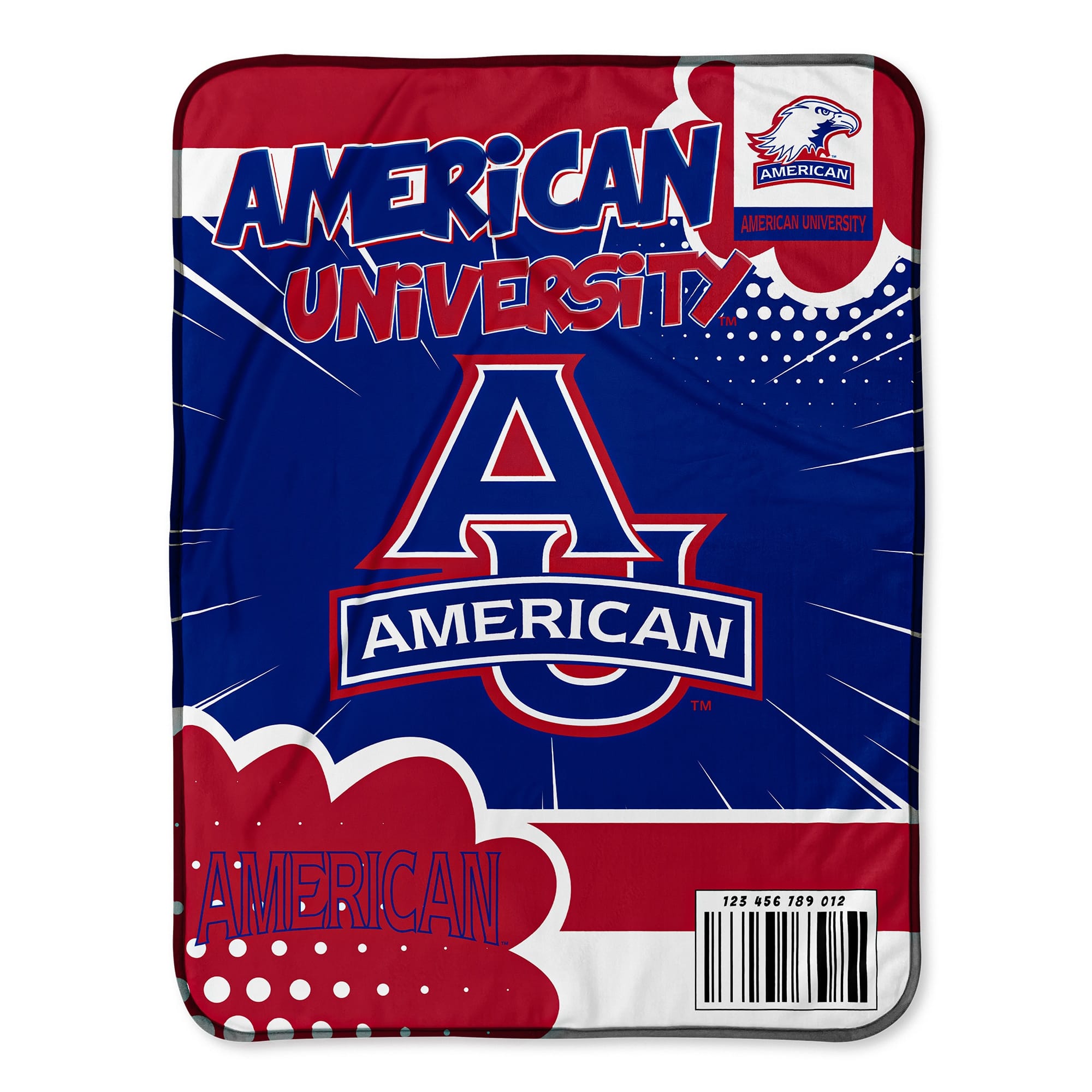 Chad & Jake - American University Eagles 30" x 40" Comic Theme Baby Blanket - Multicolor