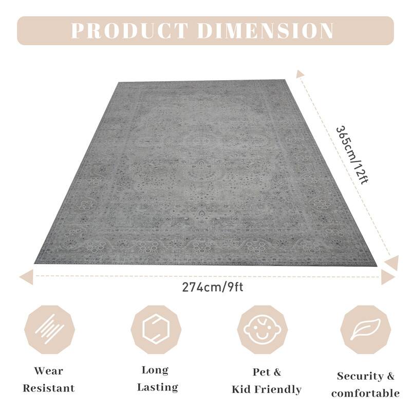 PRODUCT DIMENSION  
365cm/12ft x 274cm/9ft  

- Wear Resistant  
- Long Lasting  
- Pet & Kid Friendly  
- Security & Comfortable