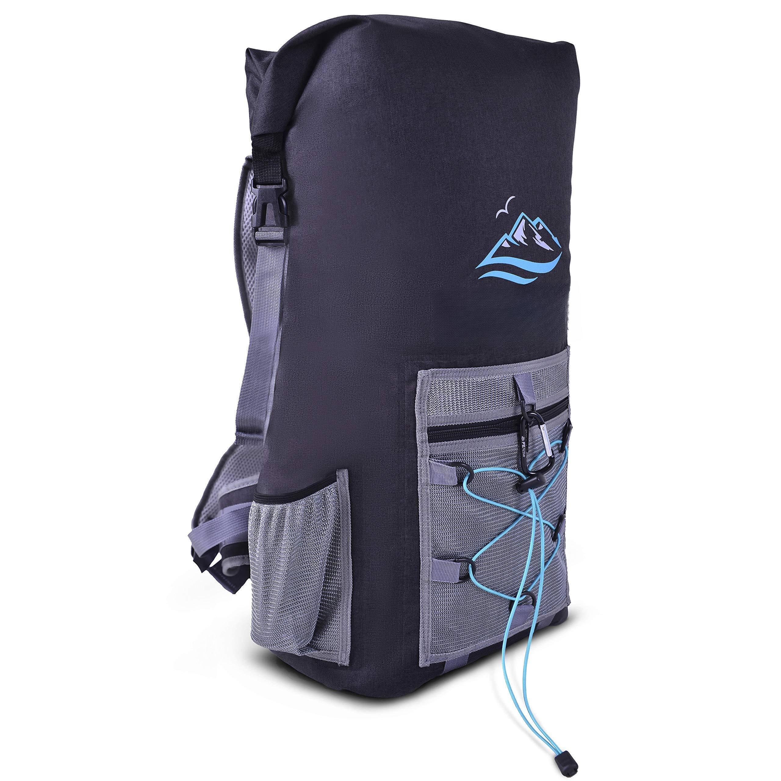 Back. Live At Space - Waterproof 35l Insulated Cooler Backpack With Dry Ice Storage   Versatile For Camping  Beach   Fishing Designed In - Default.