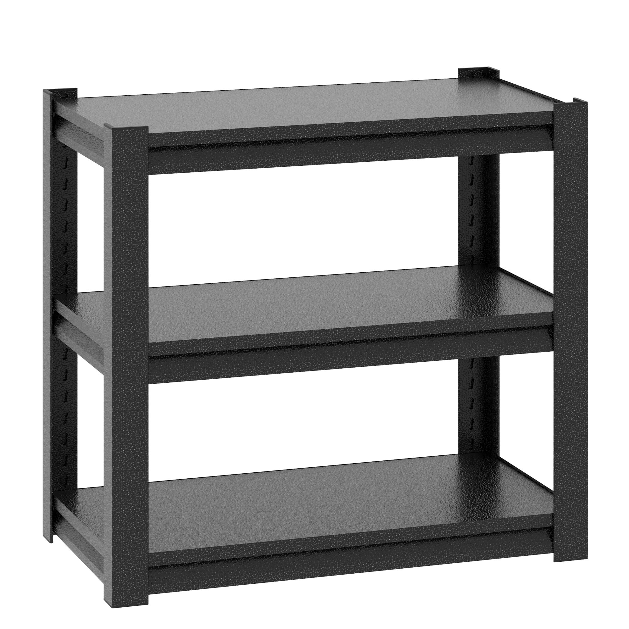 Lirago - Metal Aquarium Stand 20-30 Gallon Heavy Duty 3-Tier Fish Tank Rack Shelf 400 lbs Capacity Freestanding Shelving Unit - Black