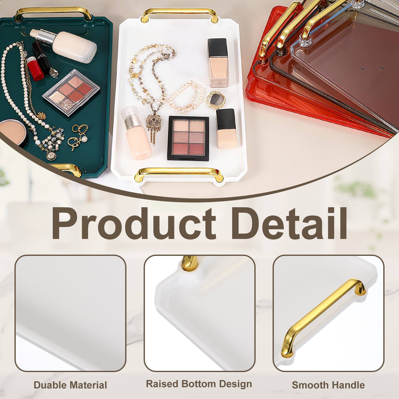 Product Detail  
Durable Material  
Raised Bottom Design  
Smooth Handle