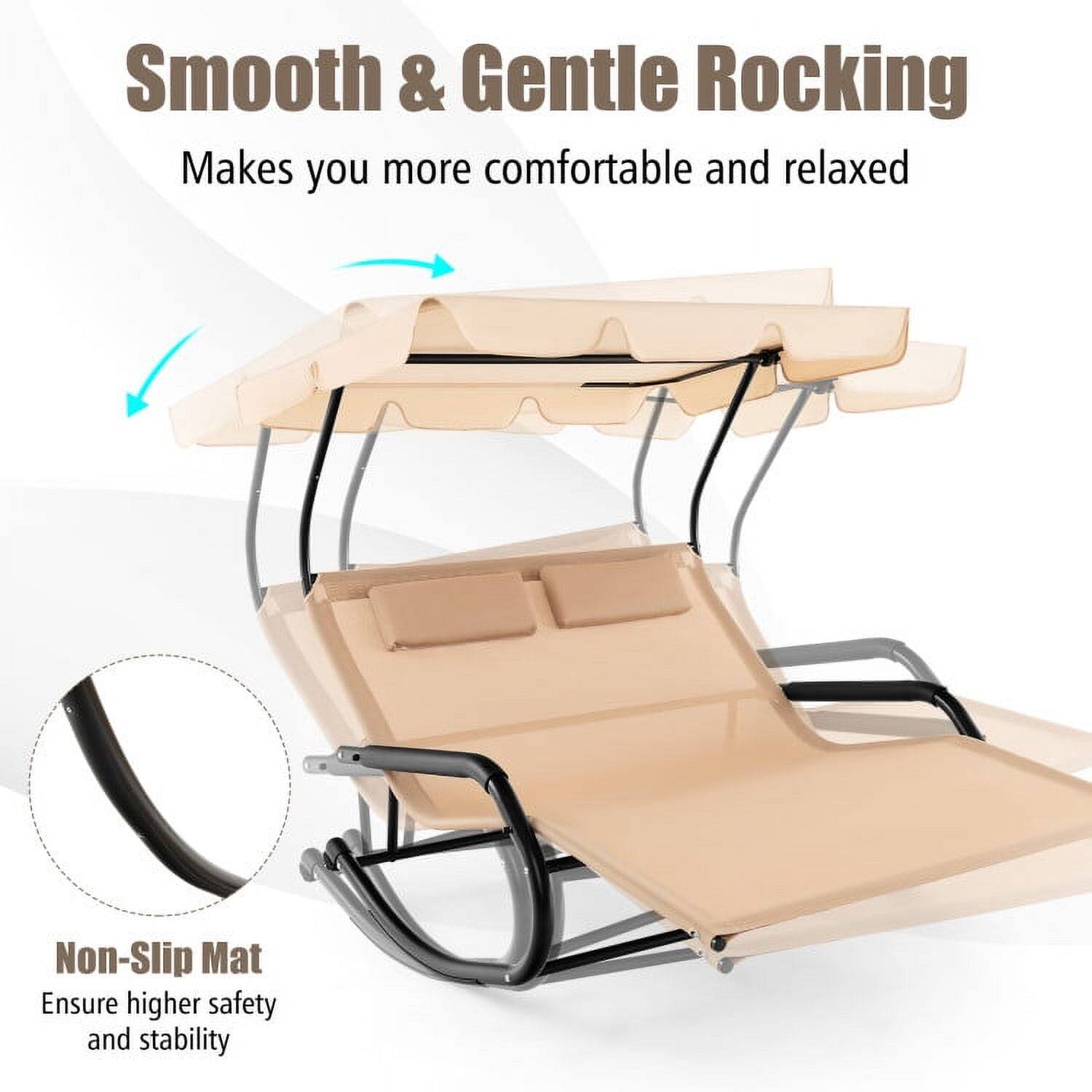 Smooth & Gentle Rocking  
Makes you more comfortable and relaxed  

Non-Slip Mat  
Ensure higher safety and stability