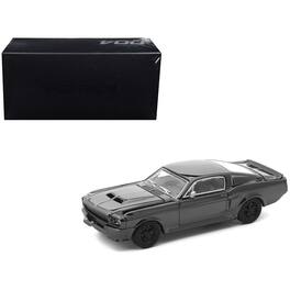 Shelby Mustang GT500 Dark Chrome "The Dark Chrome Series" 1/64 Die Cast Model Car by Pop Race