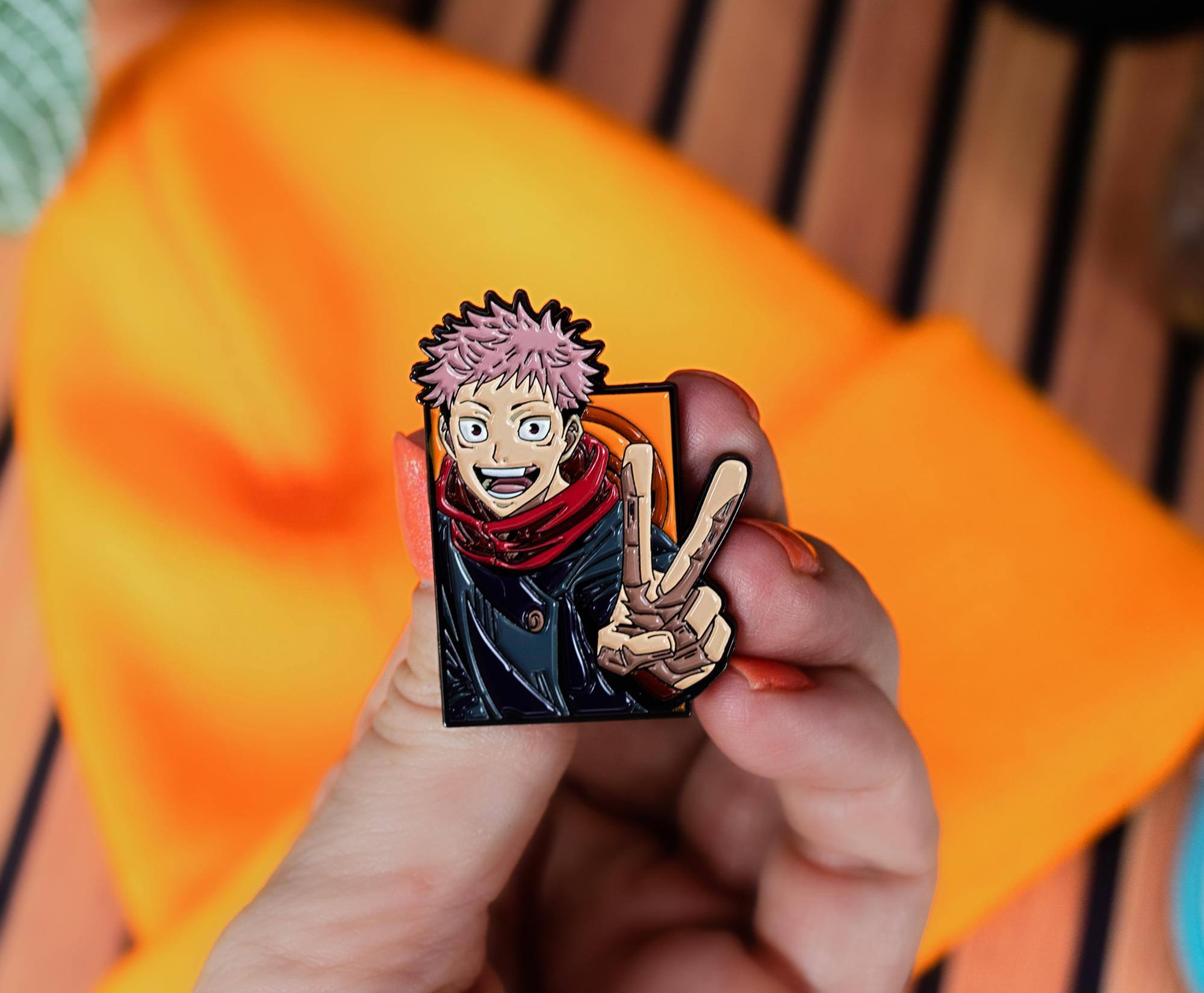Alt View 10. SalesOne LLC - Jujutsu Kaisen Yuji Itadori Limited Edition Enamel Pin | Anime Expo 2022 Exclusive - Black.