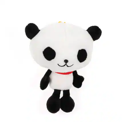 Front. Bandai - Panda Z Pan Taron Plush - White.