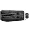 Front. Staples TECH - Wireless Keyboard and Optical Mouse Combo - Black.