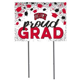 Jardine - UNLV Rebels 18'' x 24'' Grad Yard Sign - White