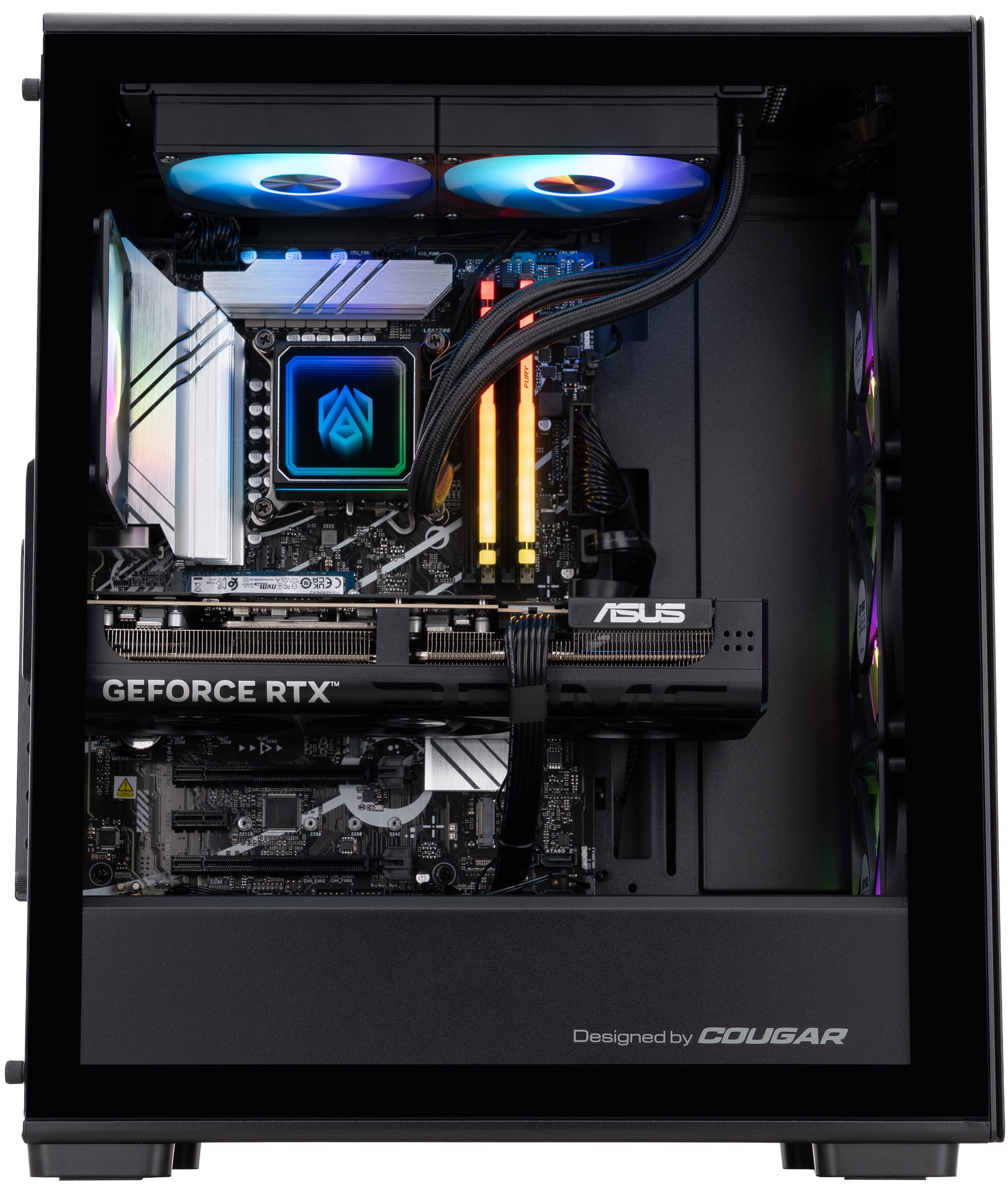 ADVANCED BATTLESTATIONS ABS Stratos Aqua Gaming PC Powered by Asus