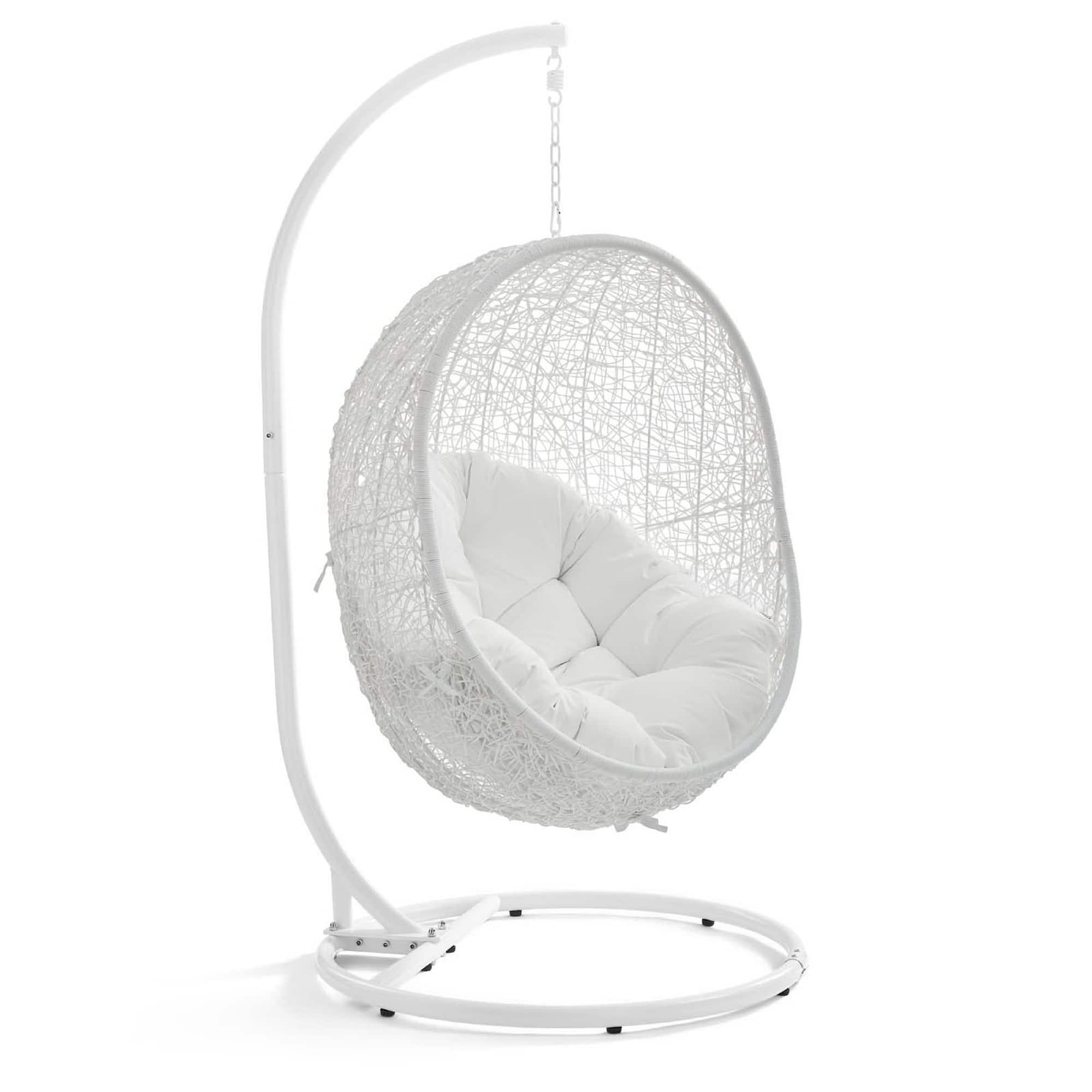 Hide Outdoor Patio Swing Chair With Stand by Modway - White price history on PriceWatchPro